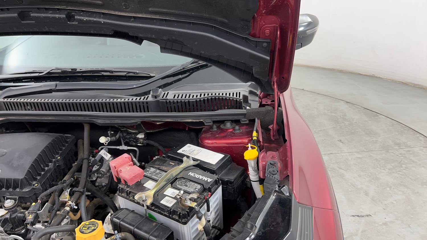 Used 2025 Tata Curvv Creative S 1.2 Revotron Petrol 7DCA Petrol Automatic engine ENGINE LEFT SIDE HINGE & APRON VIEW