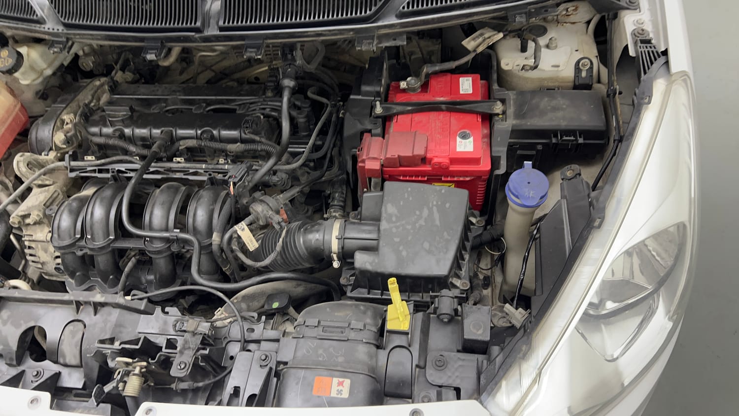 Used 2017 Ford Figo Trend 1.2 Ti-VCT Petrol Manual engine ENGINE LEFT SIDE VIEW