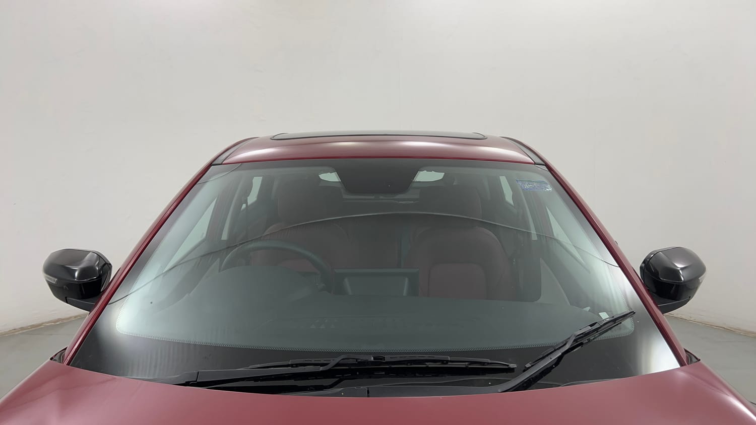 Used 2025 Tata Curvv Creative S 1.2 Revotron Petrol 7DCA Petrol Automatic exterior FRONT WINDSHIELD VIEW