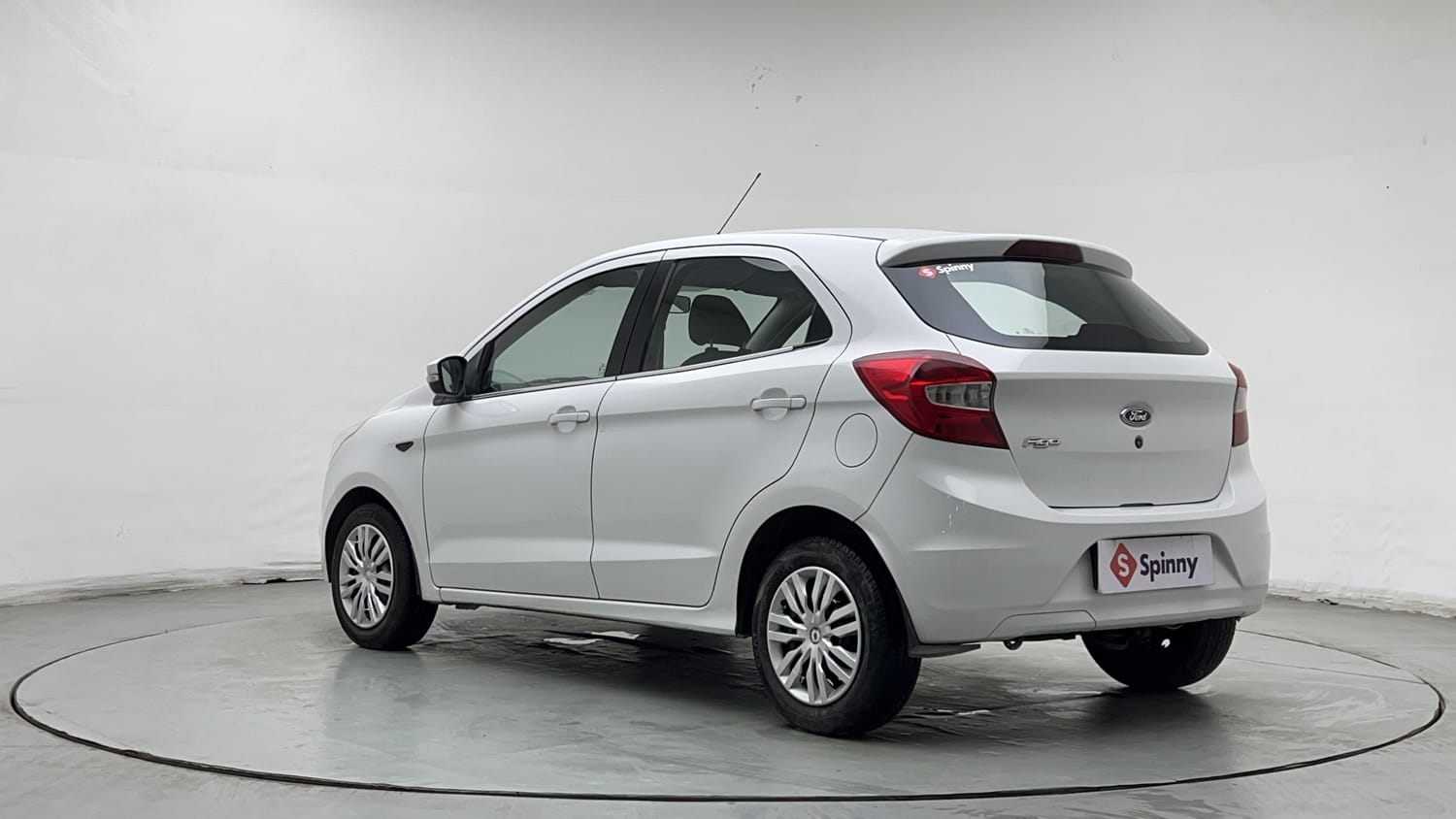 Used 2017 Ford Figo Trend 1.2 Ti-VCT Petrol Manual exterior LEFT REAR CORNER VIEW