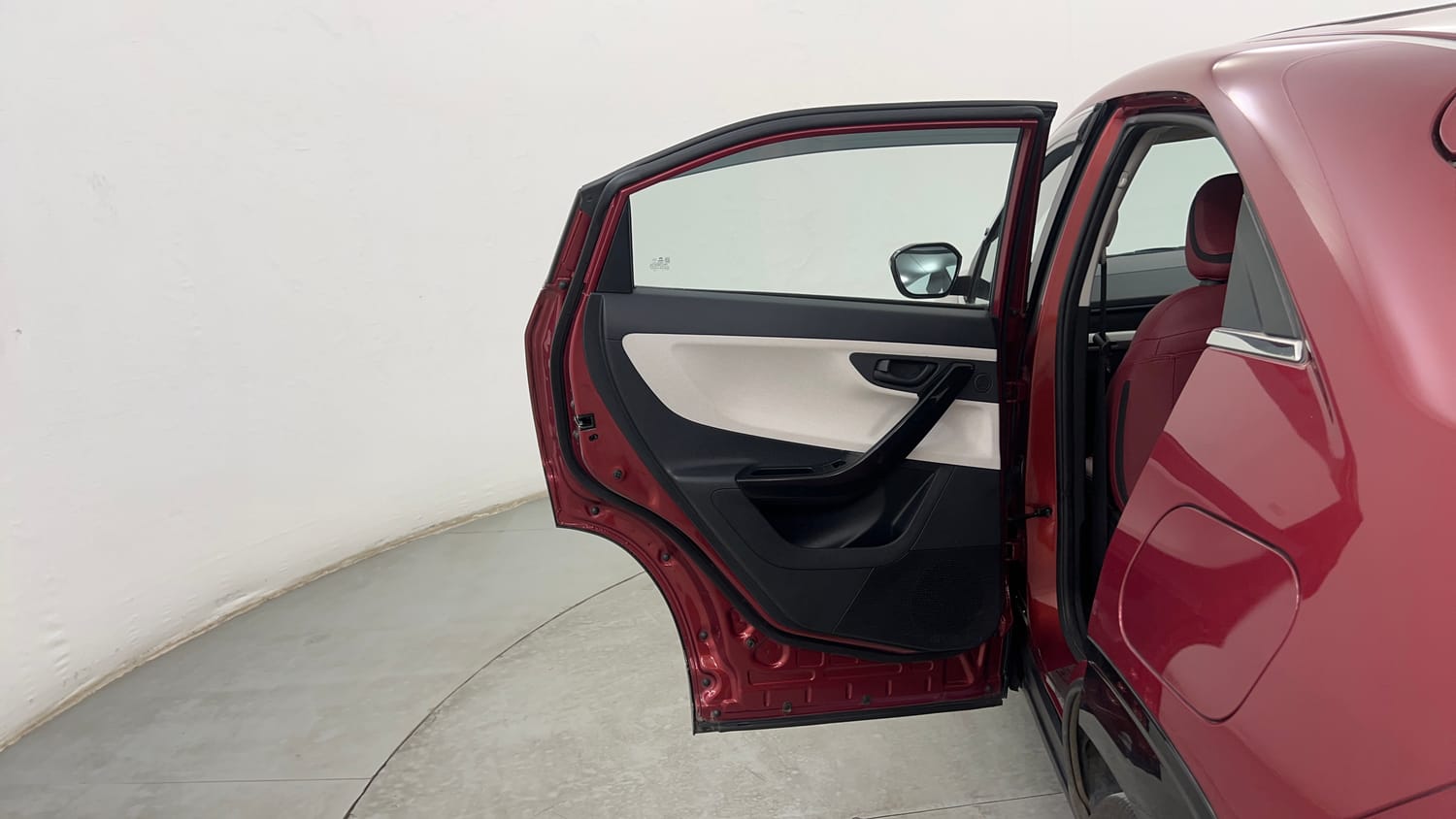 Used 2025 Tata Curvv Creative S 1.2 Revotron Petrol 7DCA Petrol Automatic interior LEFT REAR DOOR OPEN VIEW