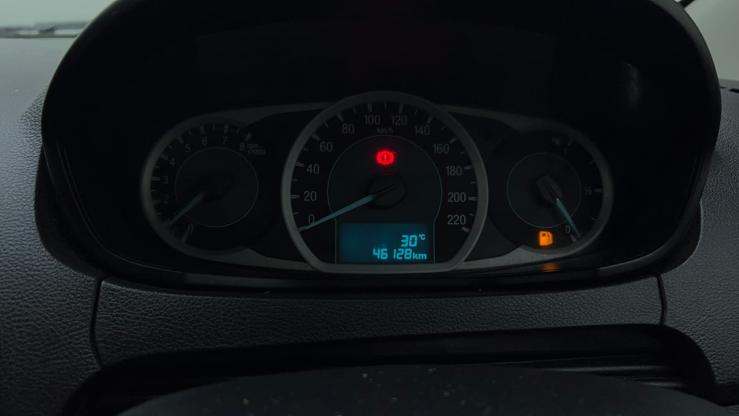 Used 2017 Ford Figo Trend 1.2 Ti-VCT Petrol Manual interior CLUSTERMETER VIEW