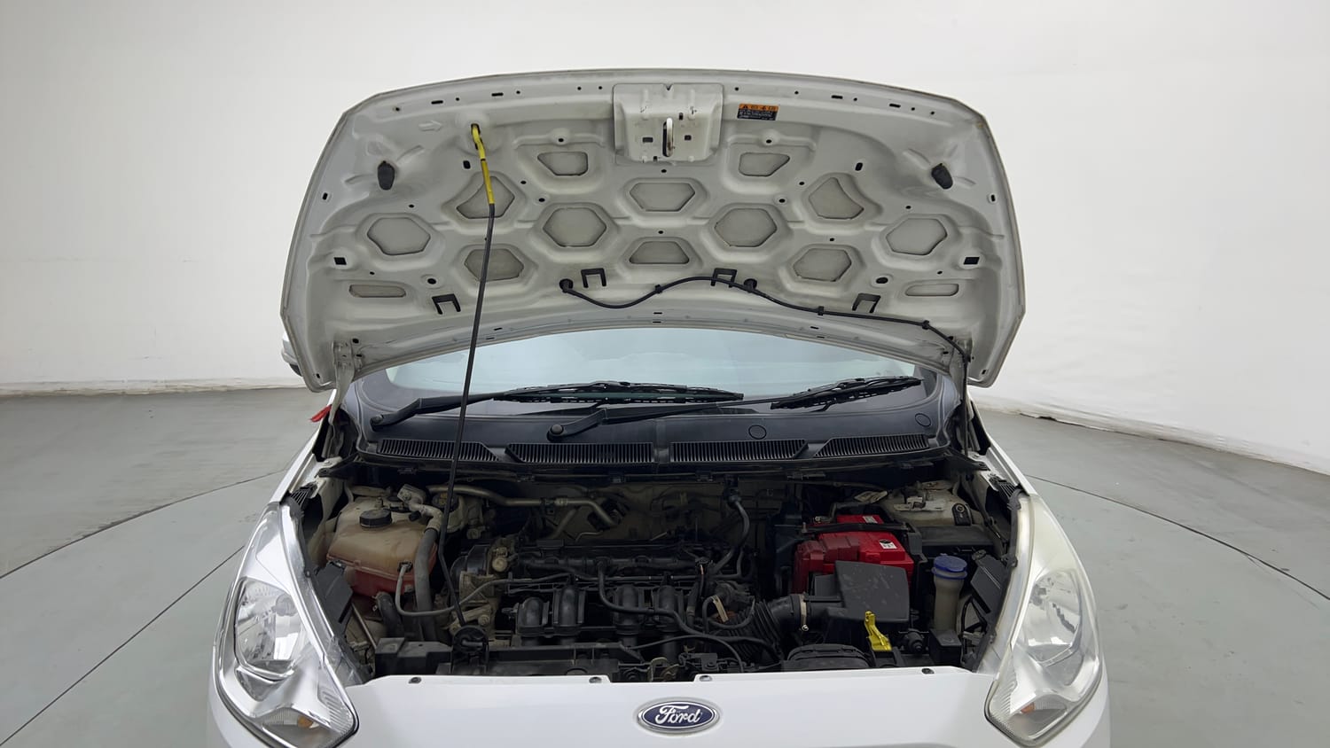 Used 2017 Ford Figo Trend 1.2 Ti-VCT Petrol Manual engine ENGINE & BONNET OPEN FRONT VIEW