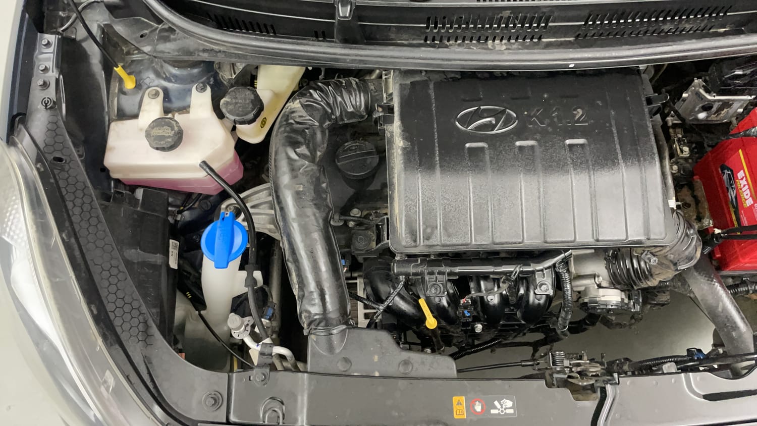 Used 2022 Hyundai Grand i10 Nios Magna 1.2 Kappa VTVT Petrol Manual engine ENGINE RIGHT SIDE VIEW