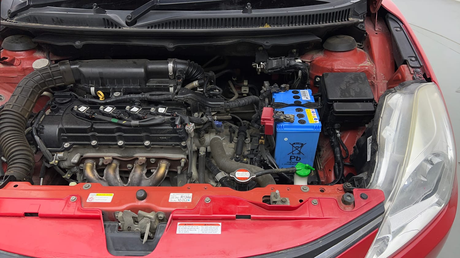 Used 2018 Maruti Suzuki Baleno Zeta 1.2 AT Petrol Automatic engine ENGINE LEFT SIDE VIEW