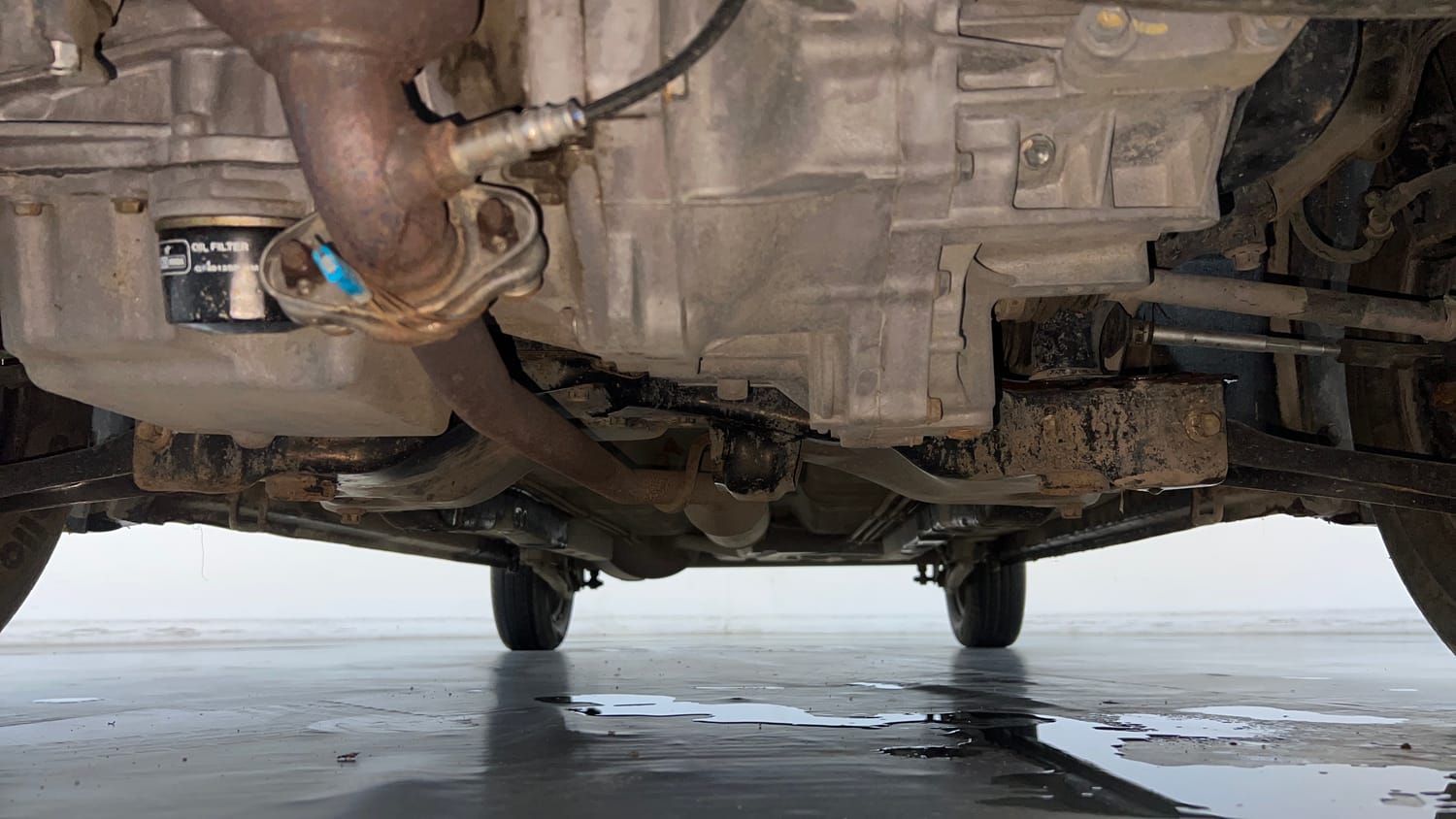 Used 2013 Maruti Suzuki Wagon R 1.0 LXi CNG Cng Manual extra FRONT LEFT UNDERBODY VIEW