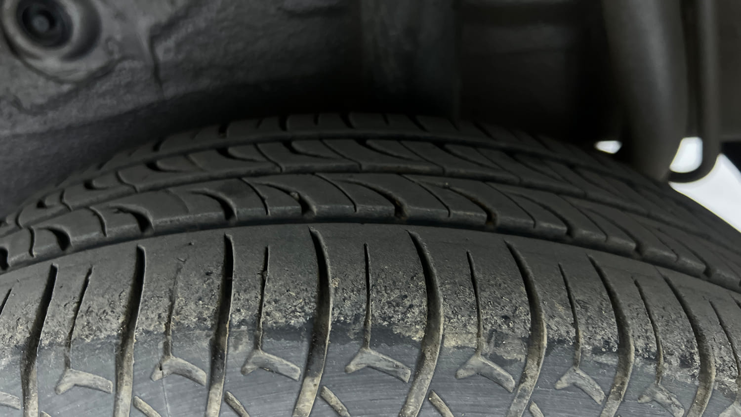 Used 2017 Maruti Suzuki Celerio VXi AMT Petrol Automatic tyres LEFT REAR TYRE TREAD VIEW