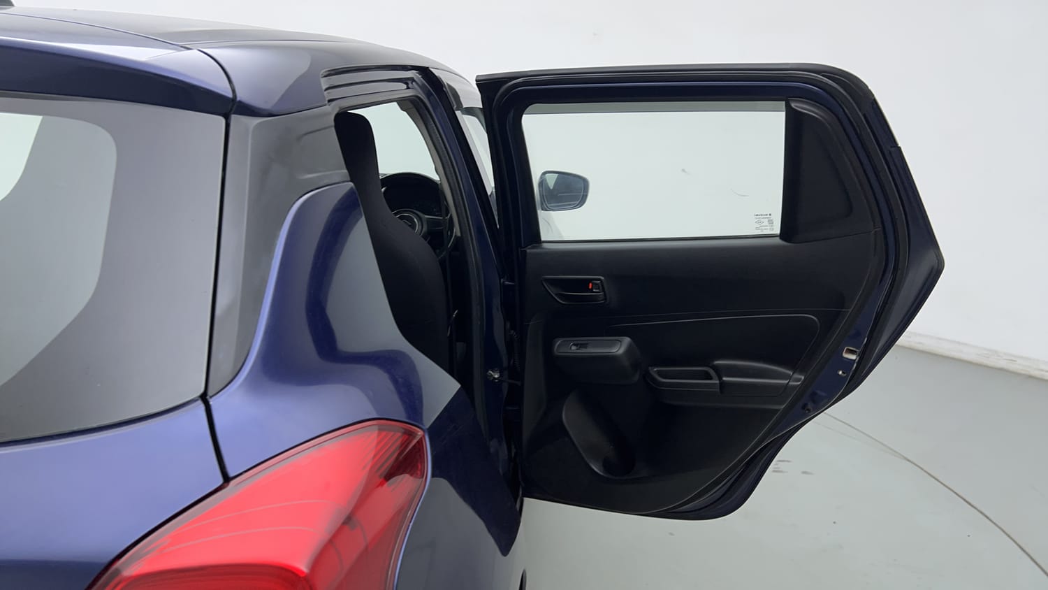 Used 2021 Maruti Suzuki Swift LXi Petrol Manual interior RIGHT REAR DOOR OPEN VIEW