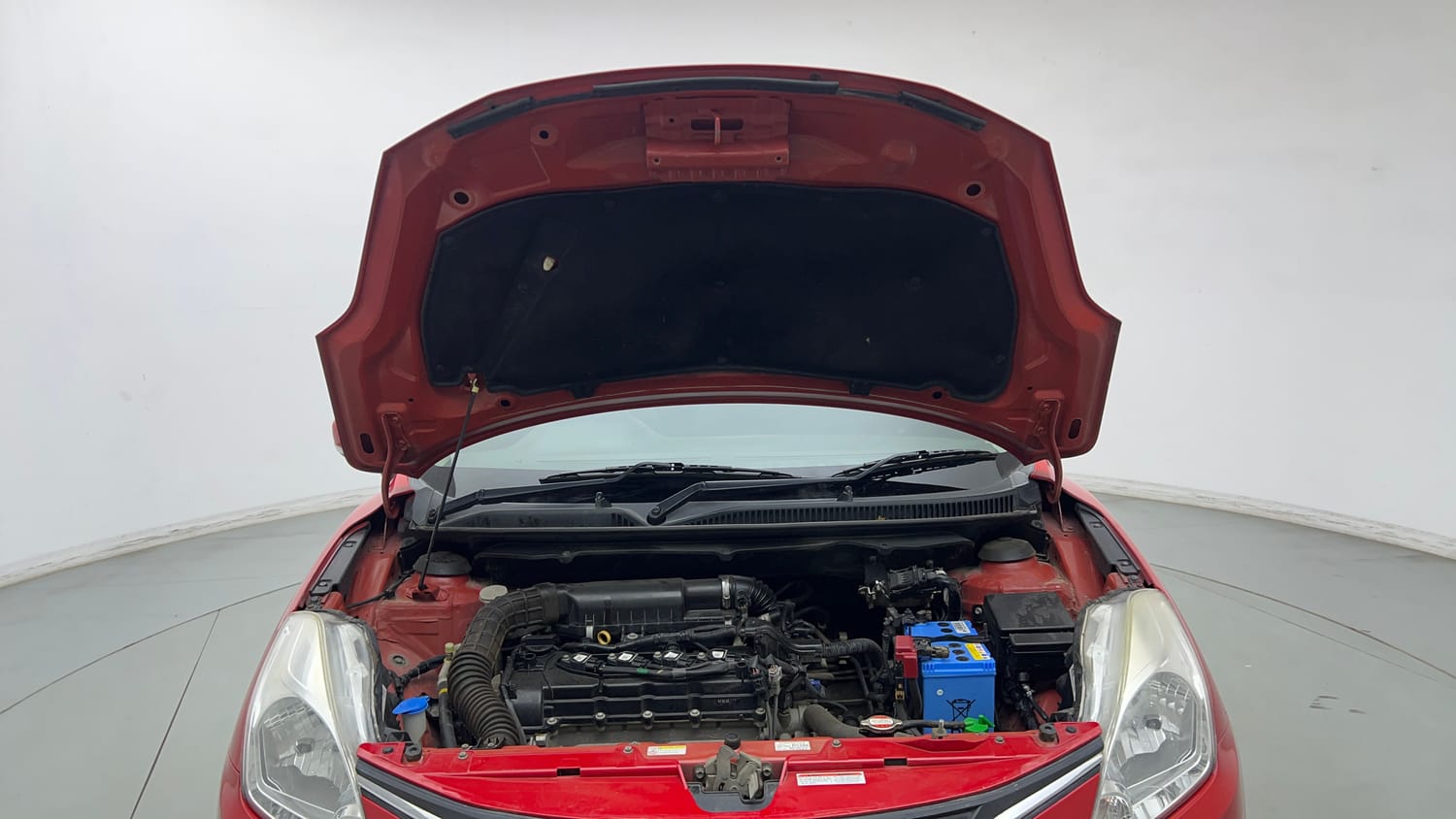 Used 2018 Maruti Suzuki Baleno Zeta 1.2 AT Petrol Automatic engine ENGINE & BONNET OPEN FRONT VIEW