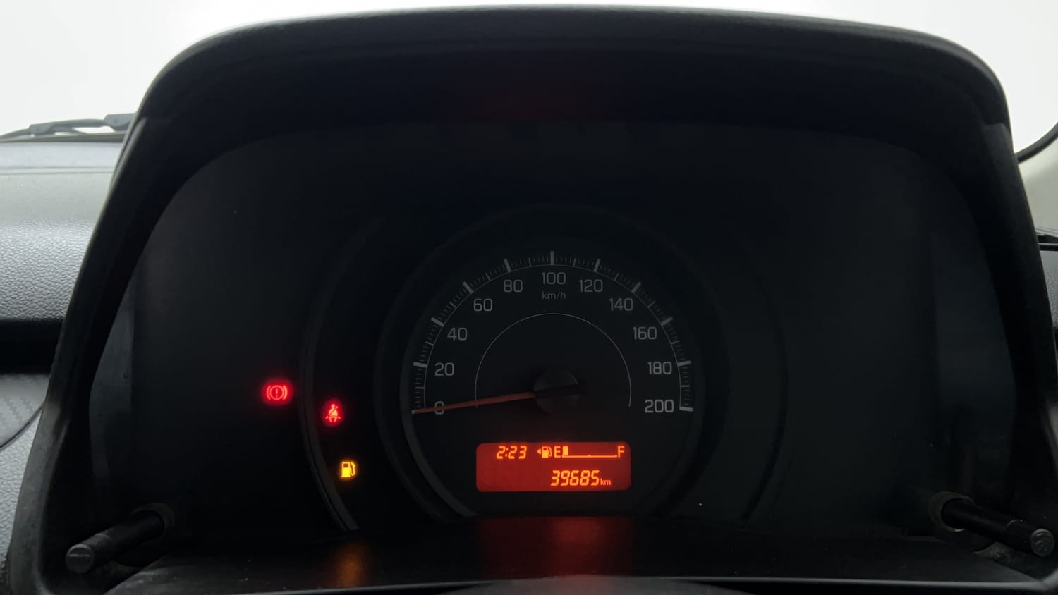 Used 2021 Maruti Suzuki Swift LXi Petrol Manual interior CLUSTERMETER VIEW