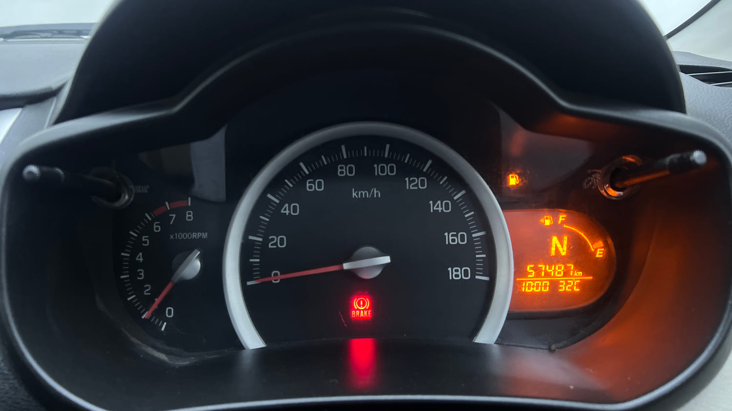 Used 2017 Maruti Suzuki Celerio VXi AMT Petrol Automatic interior CLUSTERMETER VIEW