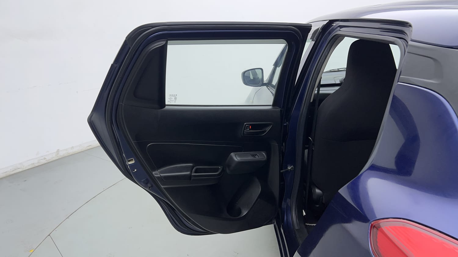 Used 2021 Maruti Suzuki Swift LXi Petrol Manual interior LEFT REAR DOOR OPEN VIEW
