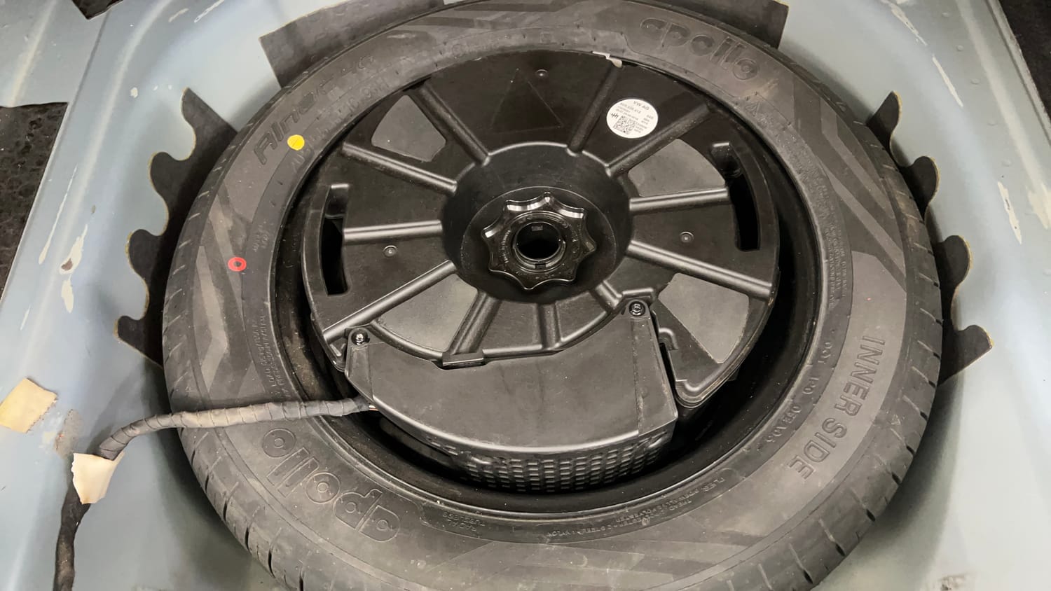 Used 2025 Skoda Slavia Style 1.0L TSI MT Petrol Manual tyres SPARE TYRE VIEW
