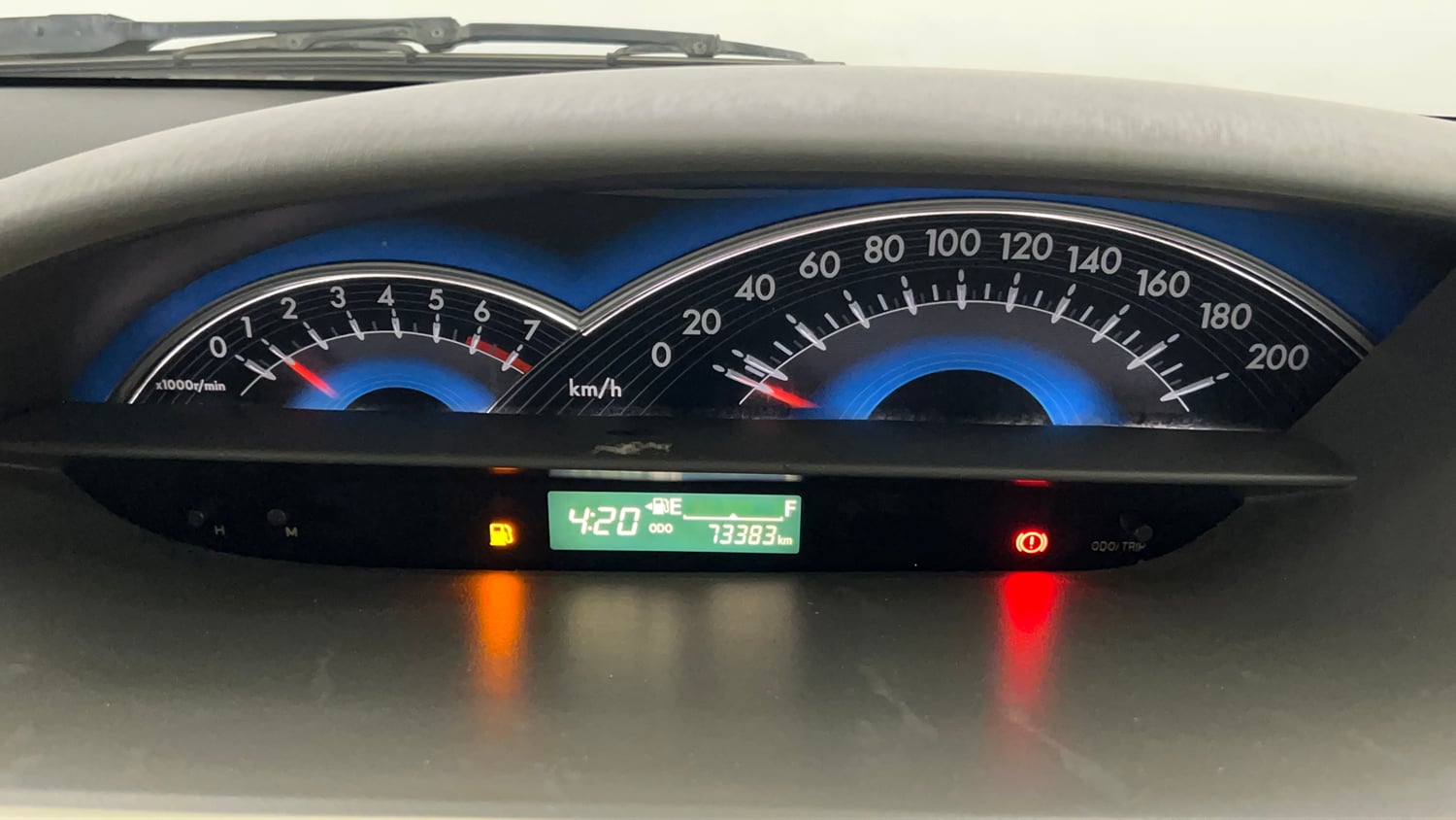 Used 2015 Toyota Etios VX Petrol Manual interior CLUSTERMETER VIEW