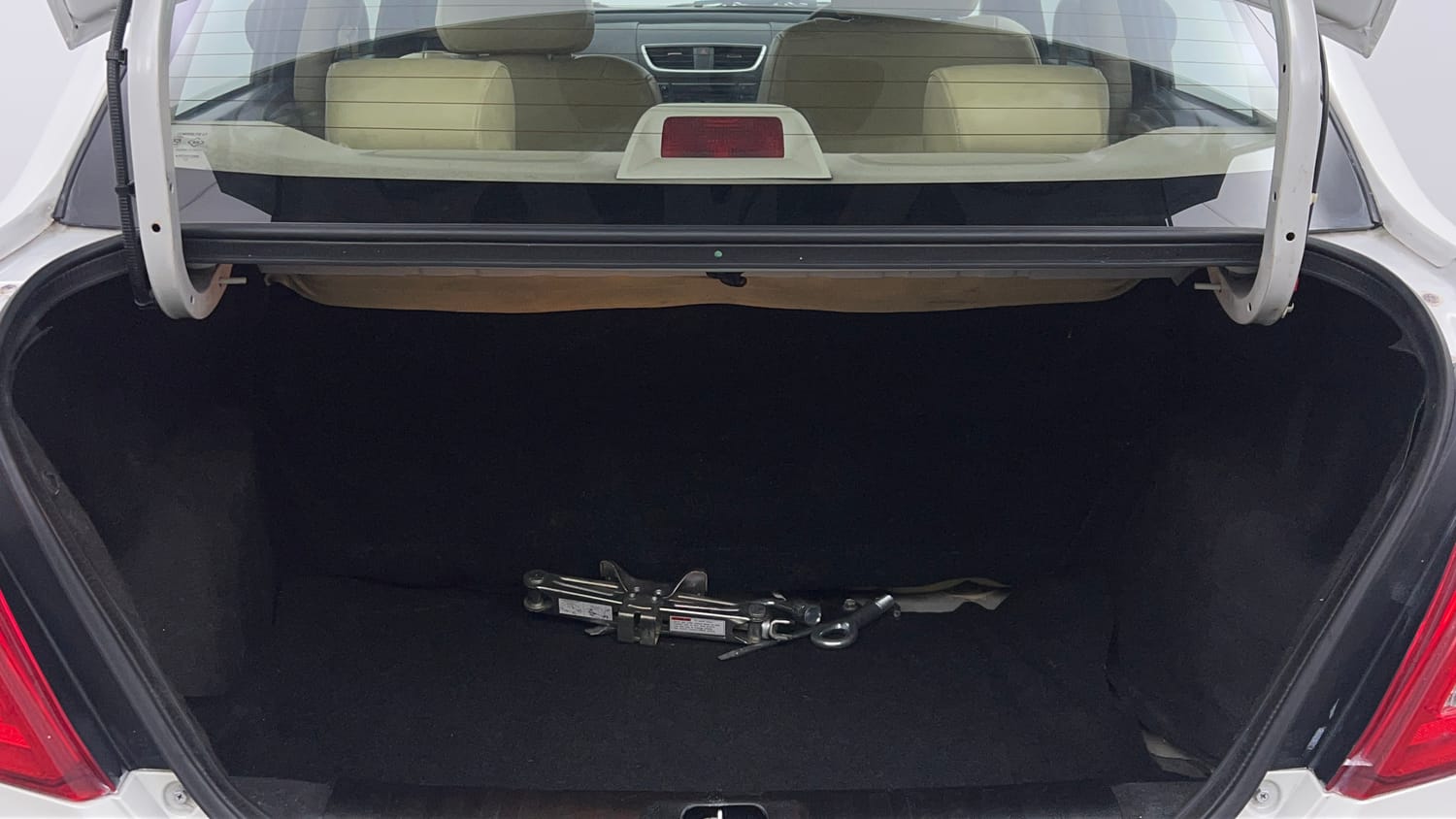 Used 2012 Maruti Suzuki Swift Dzire ZXI Petrol Manual interior DICKY INSIDE VIEW