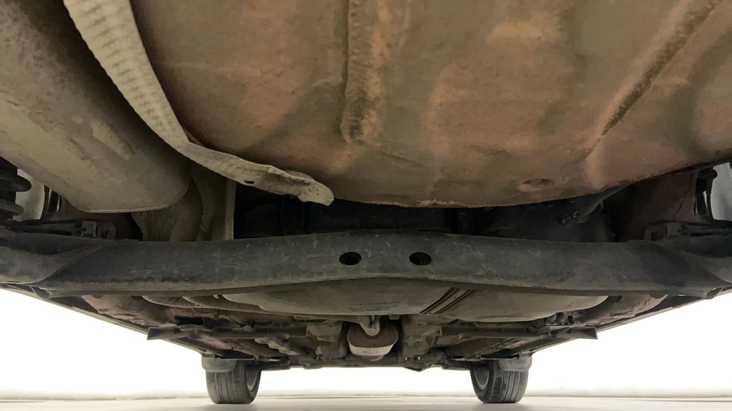 Used 2021 Skoda Kushaq Style 1.0L TSI MT Petrol Manual extra REAR UNDERBODY VIEW (TAKEN FROM REAR)