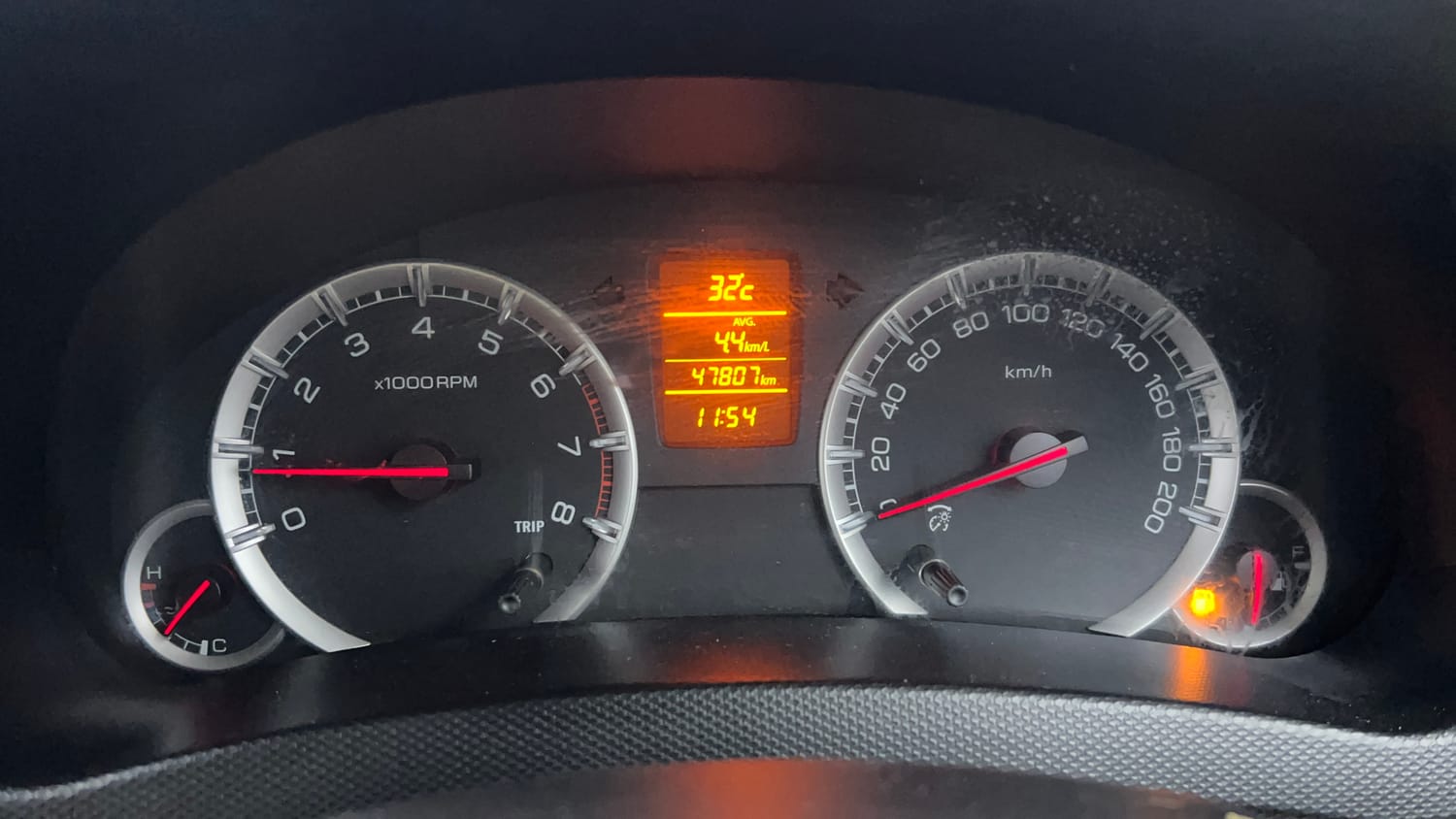 Used 2012 Maruti Suzuki Swift Dzire ZXI Petrol Manual interior CLUSTERMETER VIEW