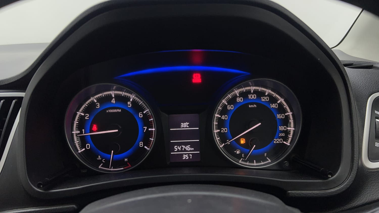Used 2016 Maruti Suzuki Baleno Delta 1.2 Petrol Manual interior CLUSTERMETER VIEW