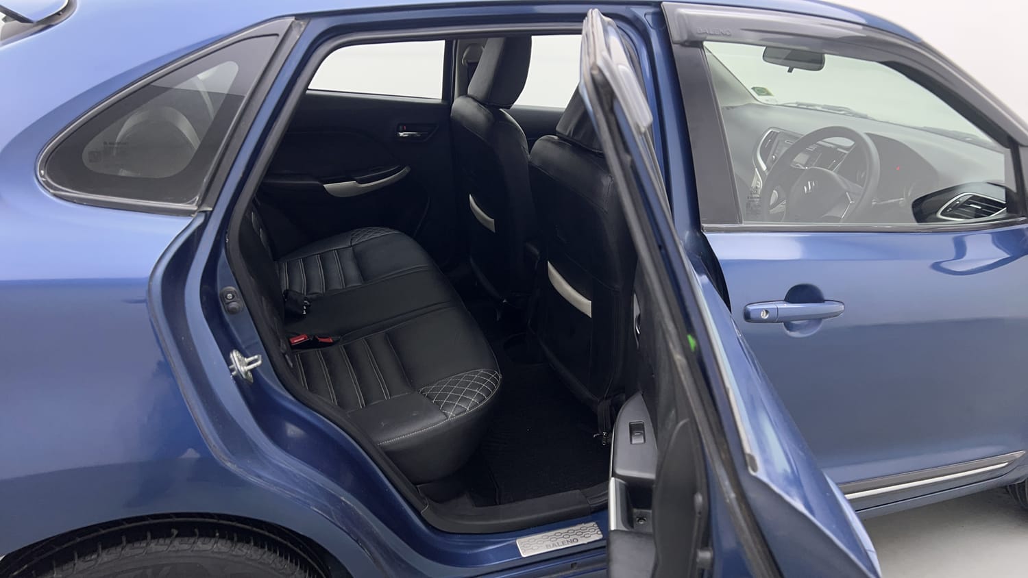 Used 2016 Maruti Suzuki Baleno Delta 1.2 Petrol Manual interior RIGHT SIDE REAR DOOR CABIN VIEW
