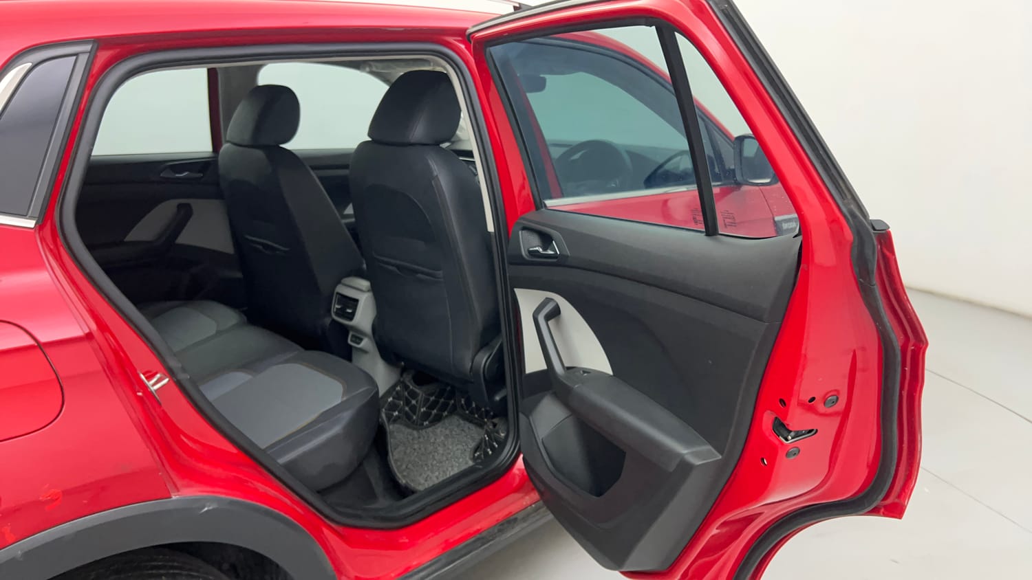 Used 2021 Skoda Kushaq Style 1.0L TSI MT Petrol Manual interior RIGHT SIDE REAR DOOR CABIN VIEW