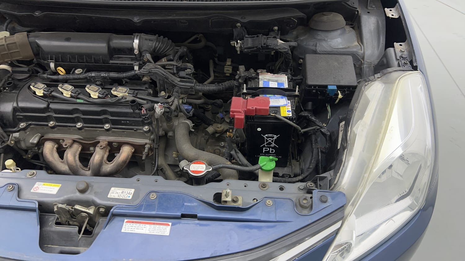 Used 2016 Maruti Suzuki Baleno Delta 1.2 Petrol Manual engine ENGINE LEFT SIDE VIEW
