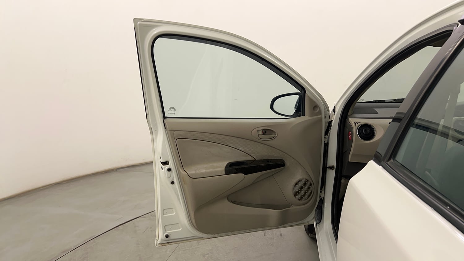 Used 2015 Toyota Etios VX Petrol Manual interior LEFT FRONT DOOR OPEN VIEW