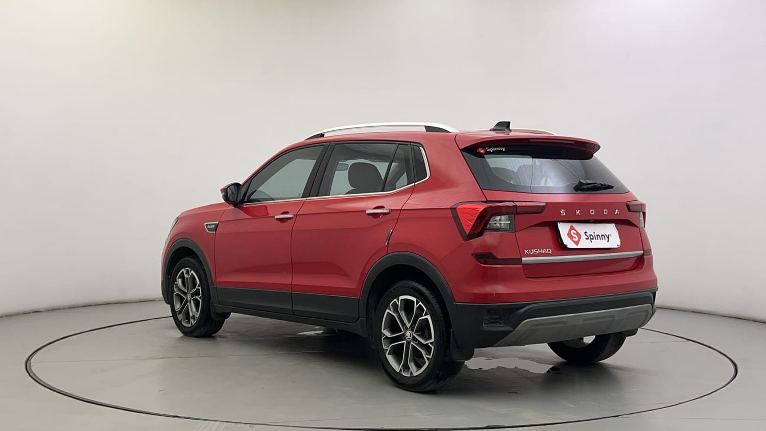 Used 2021 Skoda Kushaq Style 1.0L TSI MT Petrol Manual exterior LEFT REAR CORNER VIEW