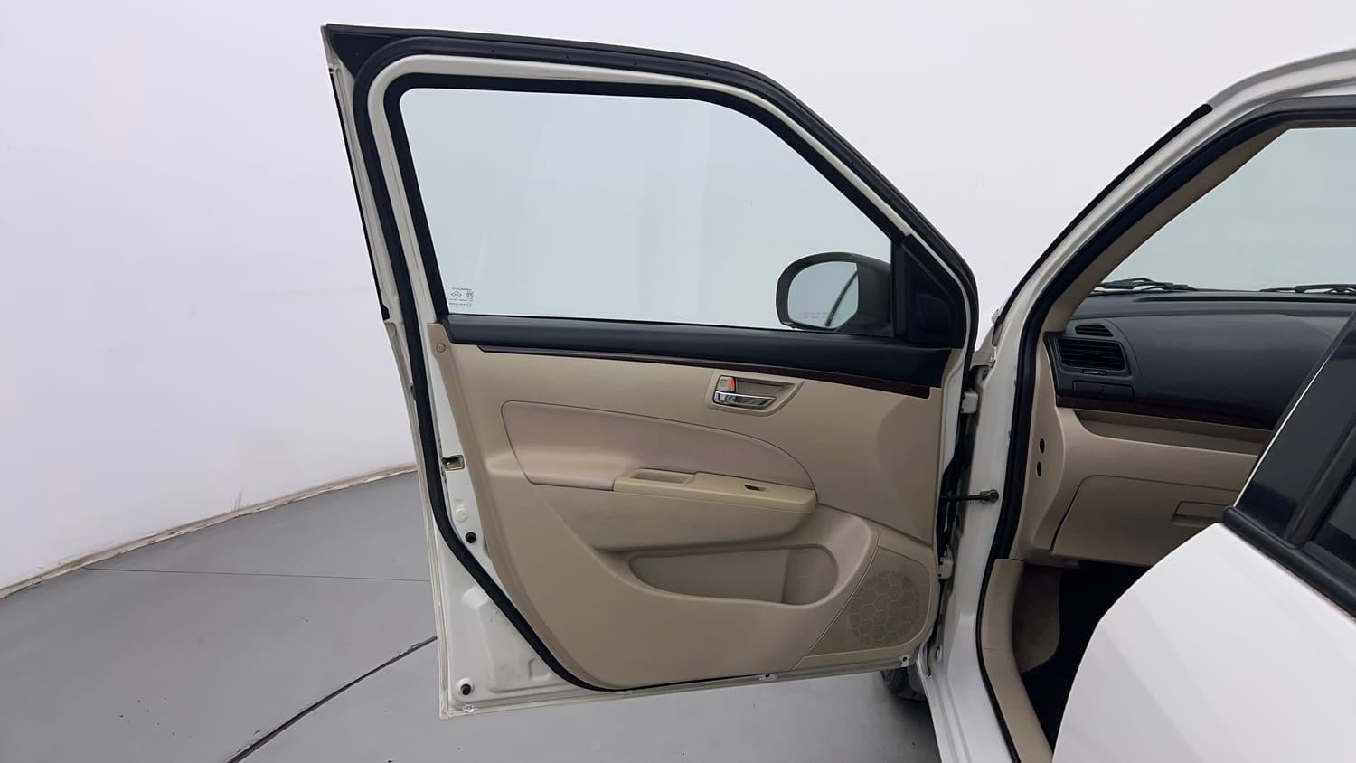 Used 2012 Maruti Suzuki Swift Dzire ZXI Petrol Manual interior LEFT FRONT DOOR OPEN VIEW