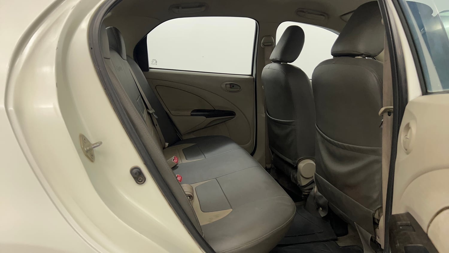 Used 2015 Toyota Etios VX Petrol Manual interior RIGHT SIDE REAR DOOR CABIN VIEW