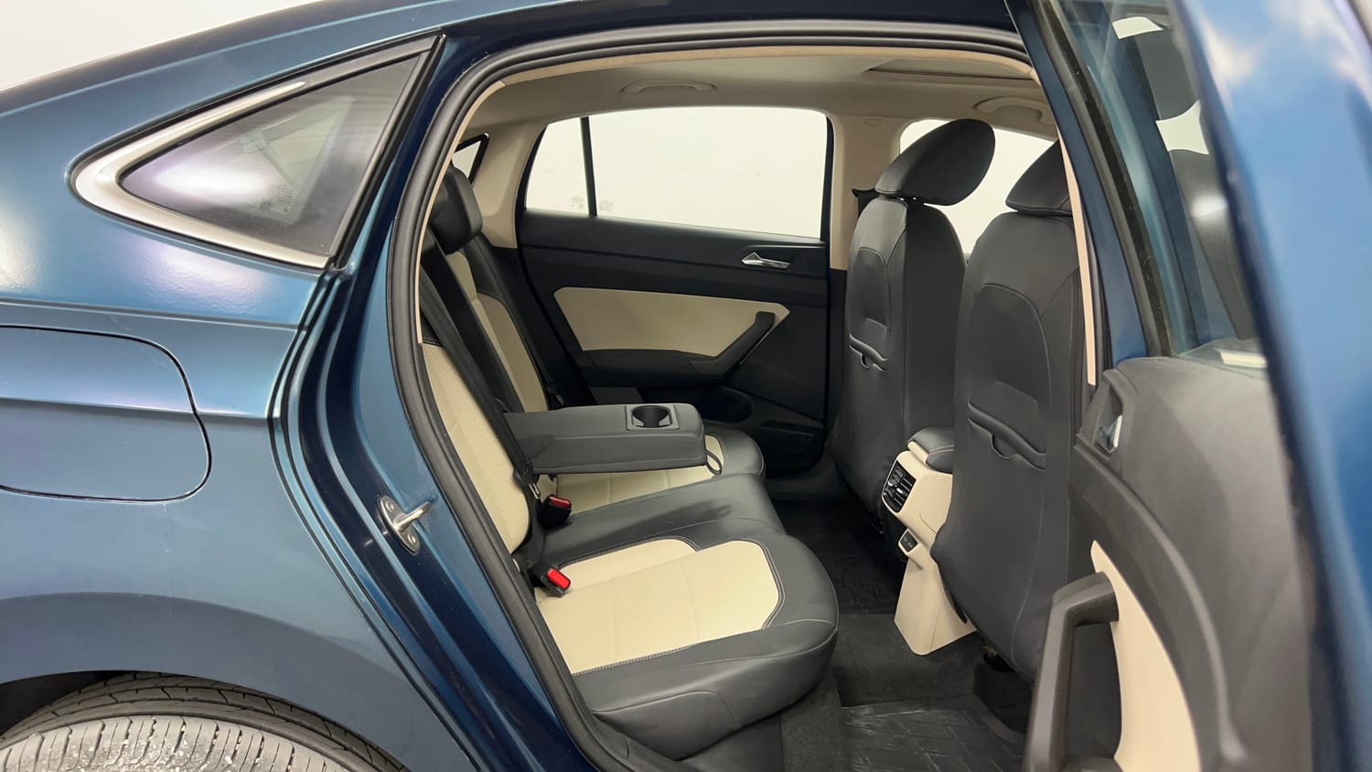 Used 2025 Skoda Slavia Style 1.0L TSI MT Petrol Manual interior RIGHT SIDE REAR DOOR CABIN VIEW