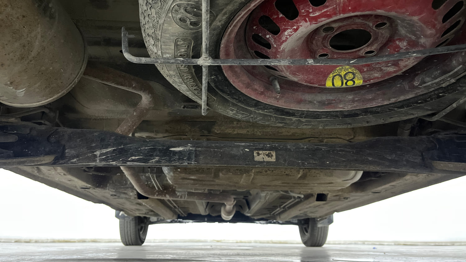 Used 2022 Renault Triber RXL Petrol Manual extra REAR UNDERBODY VIEW (TAKEN FROM REAR)