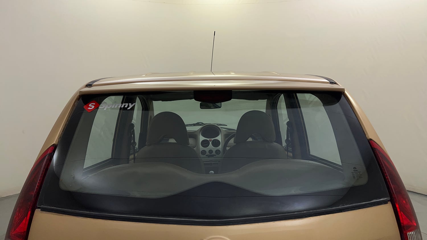 Used 2014 Tata Nano Twist XT Petrol Manual exterior BACK WINDSHIELD VIEW