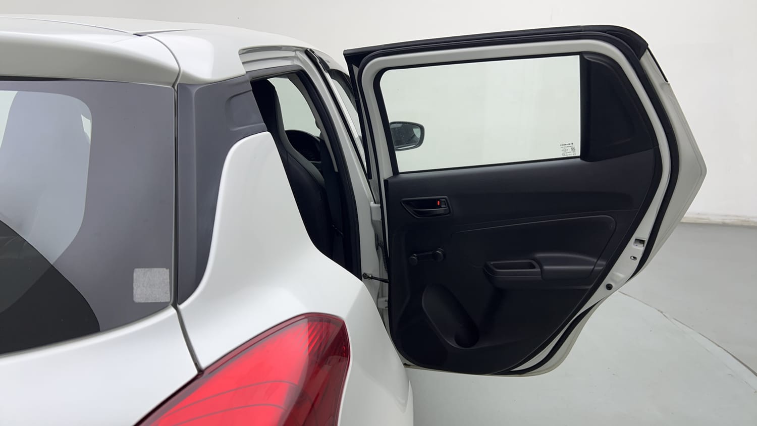 Used 2023 Maruti Suzuki Swift LXi Petrol Manual interior RIGHT REAR DOOR OPEN VIEW