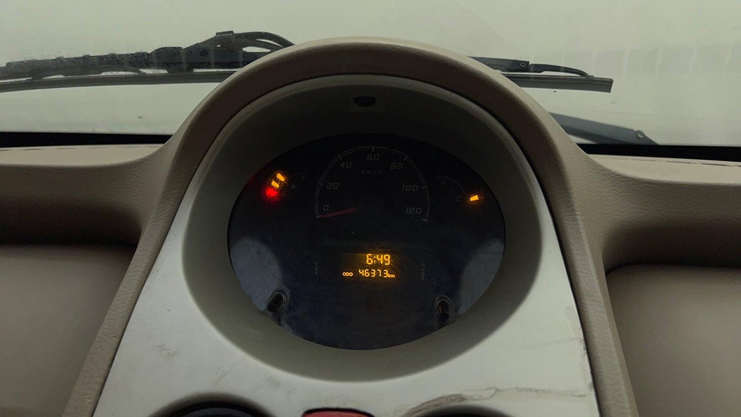 Used 2014 Tata Nano Twist XT Petrol Manual interior CLUSTERMETER VIEW