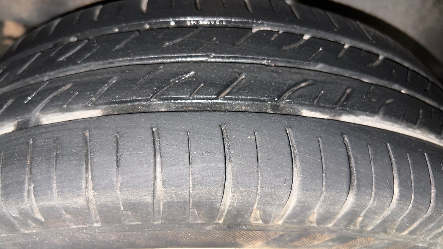 Used 2014 Tata Nano Twist XT Petrol Manual tyres LEFT REAR TYRE TREAD VIEW