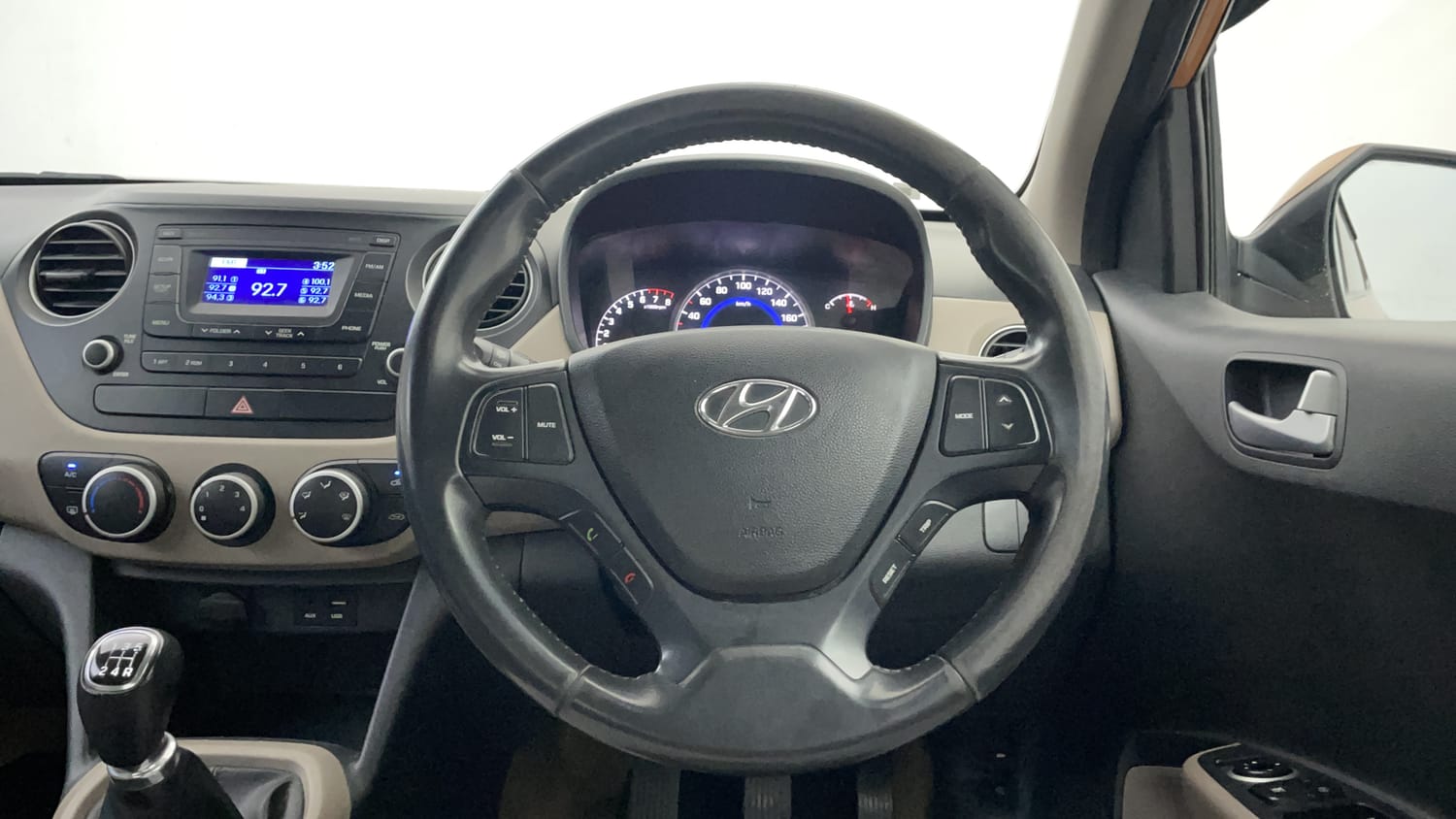 Used 2016 Hyundai Grand i10 Asta 1.2 Kappa VTVT (O) Petrol Manual interior STEERING VIEW