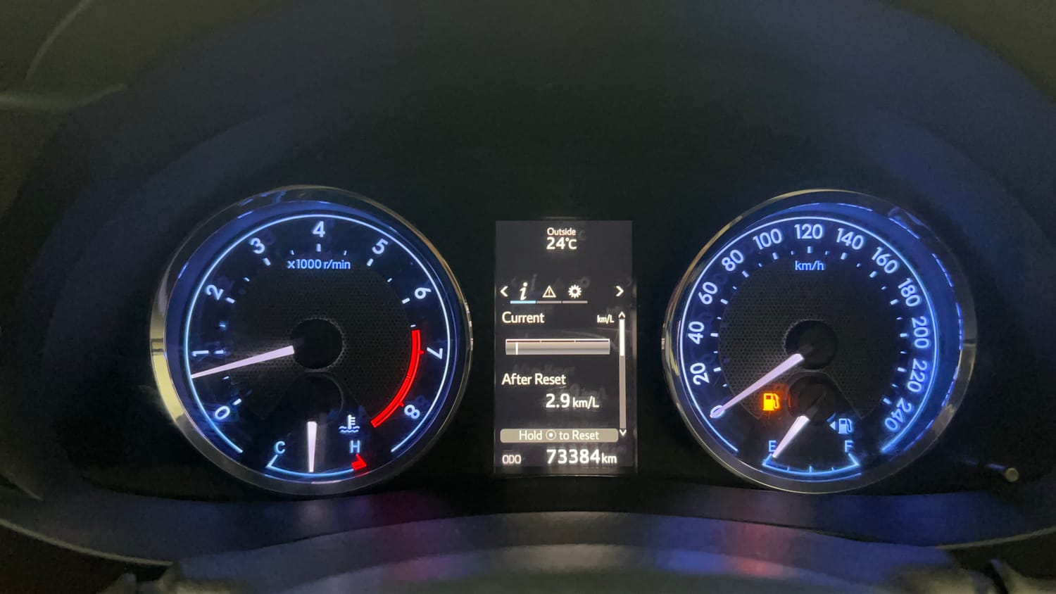 Used 2017 Toyota Corolla Altis G Petrol Petrol Manual interior CLUSTERMETER VIEW
