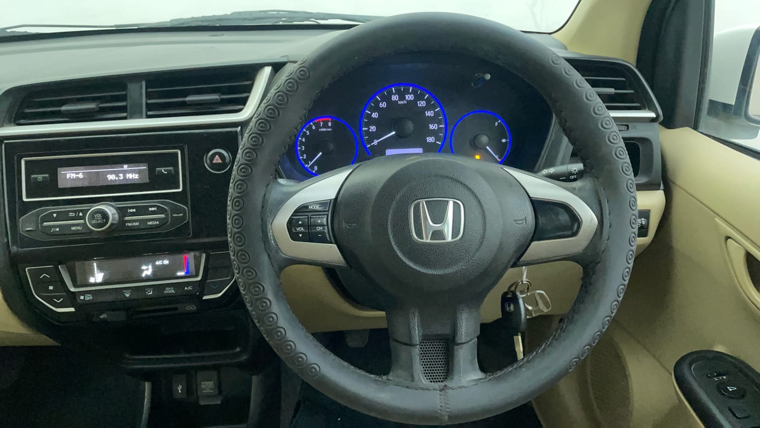 Used 2016 Honda Amaze 1.2 S i-VTEC Petrol Manual interior STEERING VIEW