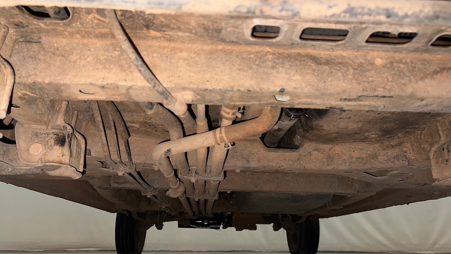 Used 2014 Tata Nano Twist XT Petrol Manual extra FRONT LEFT UNDERBODY VIEW