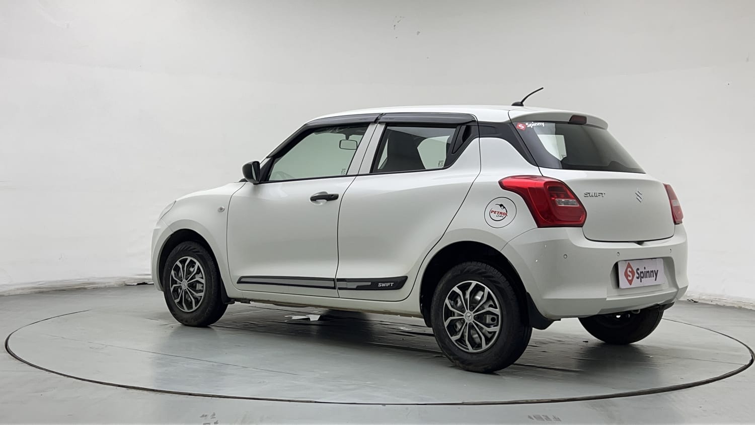 Used 2023 Maruti Suzuki Swift LXi Petrol Manual exterior LEFT REAR CORNER VIEW