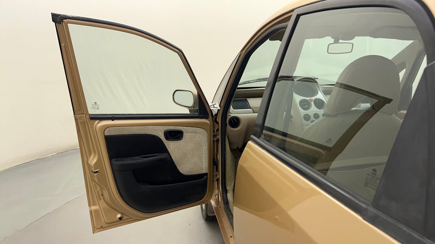 Used 2014 Tata Nano Twist XT Petrol Manual interior LEFT FRONT DOOR OPEN VIEW