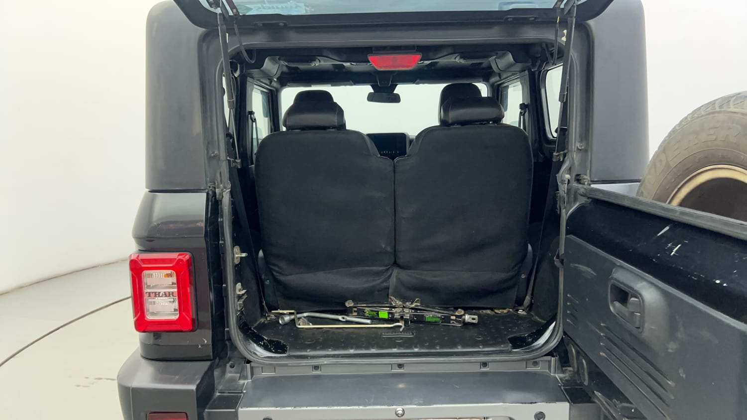 Used 2021 mahindra Thar LX Hard Top Diesel AT 4WD Diesel Automatic interior DICKY INSIDE VIEW