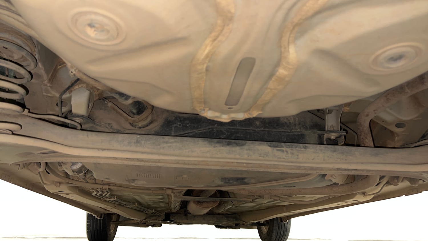 Used 2020 Maruti Suzuki Swift ZXi AMT Petrol Automatic extra REAR UNDERBODY VIEW (TAKEN FROM REAR)
