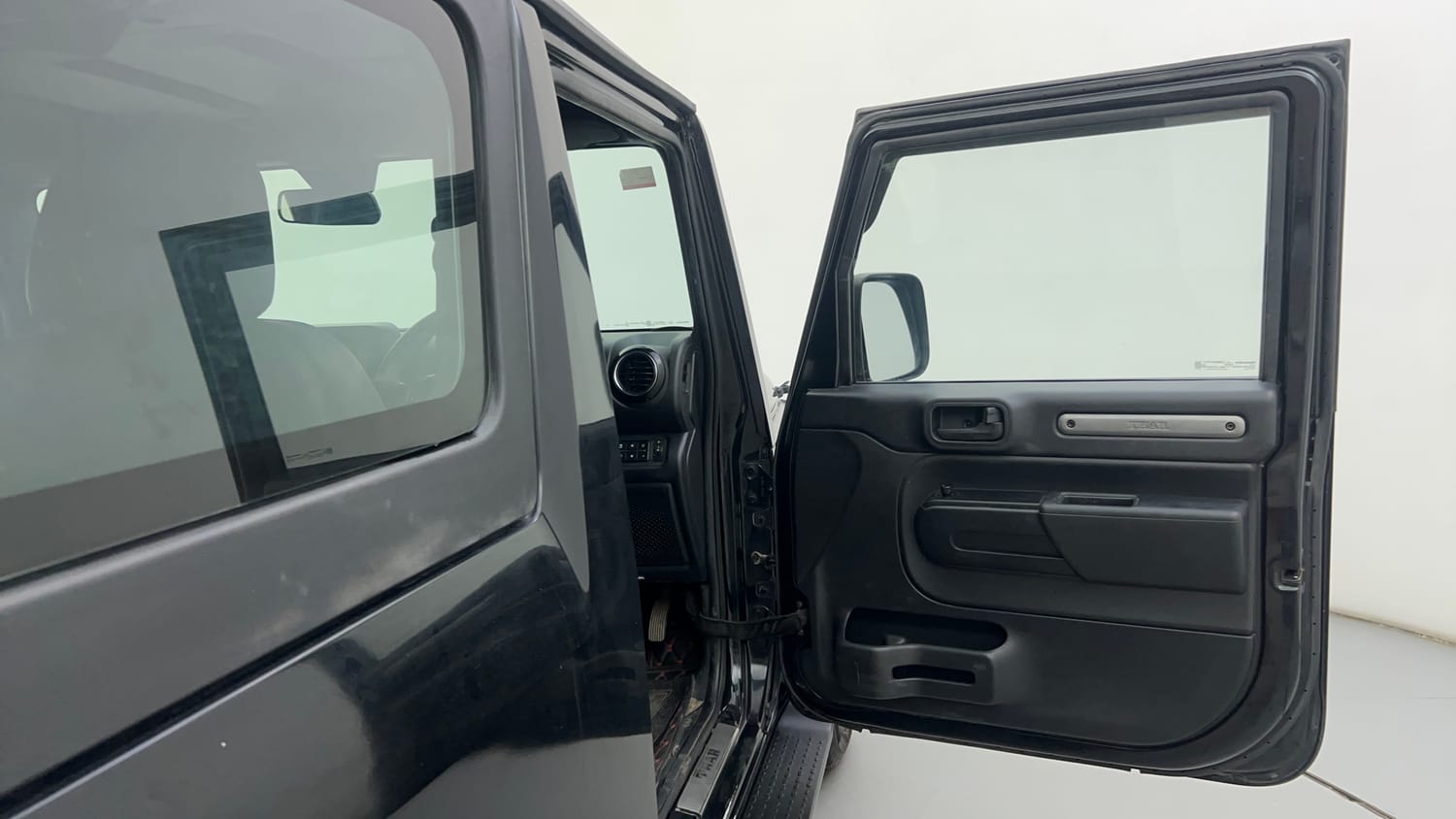 Used 2021 mahindra Thar LX Hard Top Diesel AT 4WD Diesel Automatic interior RIGHT FRONT DOOR OPEN VIEW