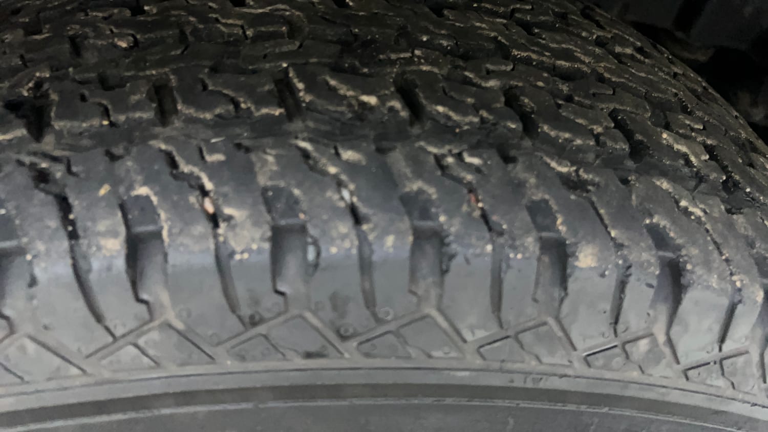 Used 2021 mahindra Thar LX Hard Top Diesel AT 4WD Diesel Automatic tyres RIGHT FRONT TYRE TREAD VIEW
