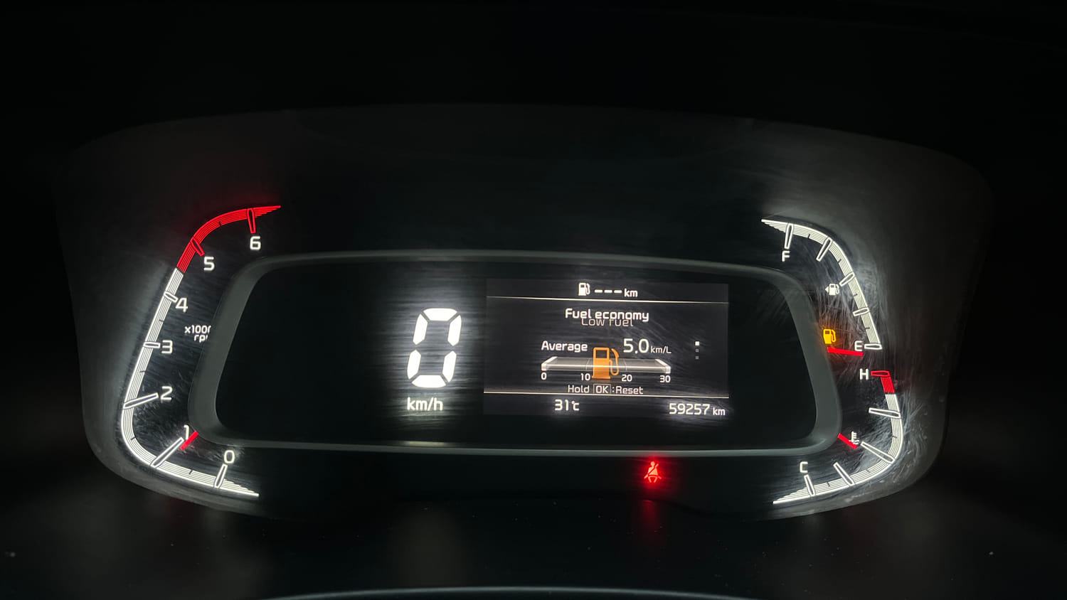 Used 2025 Kia Sonet HTX Plus 1.5 Diesel Manual interior CLUSTERMETER VIEW