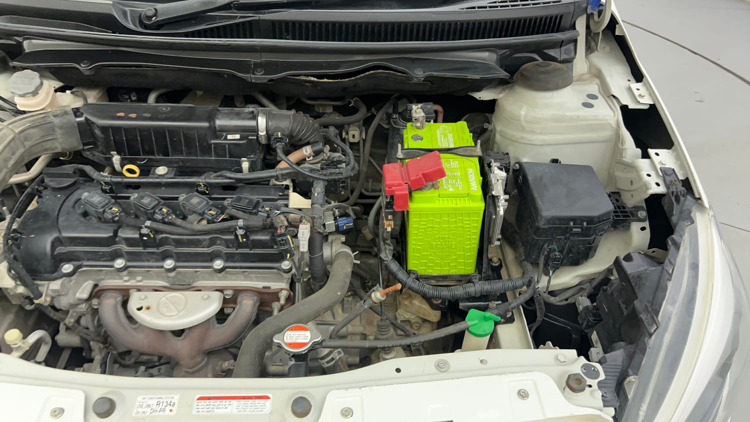 Used 2022 Maruti Suzuki Ciaz Alpha 1.5 AT Petrol Automatic engine ENGINE LEFT SIDE VIEW