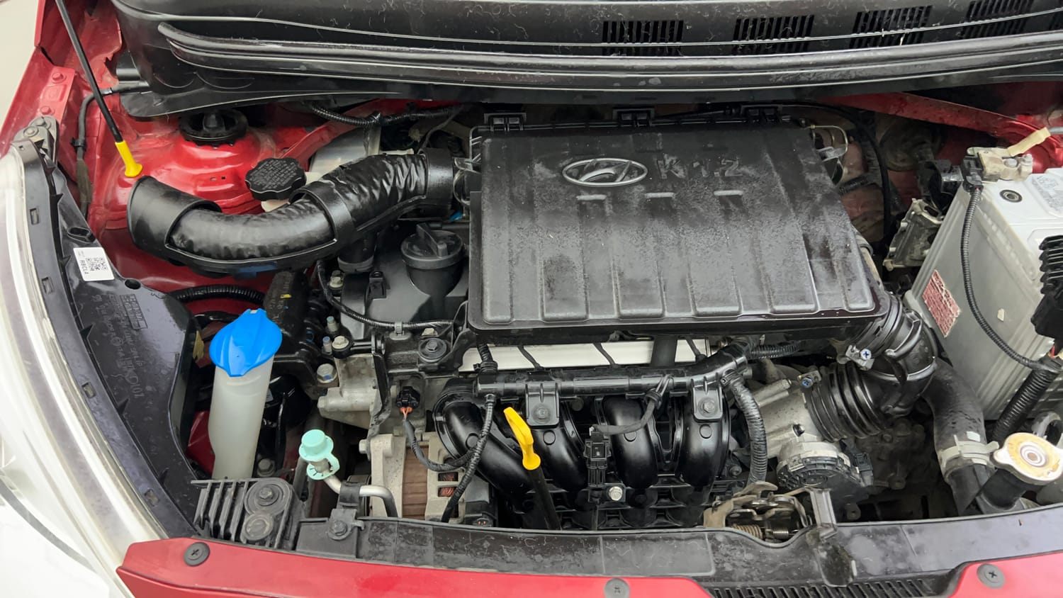 Used 2019 Hyundai Grand i10 Sportz 1.2 Kappa VTVT Petrol Manual engine ENGINE RIGHT SIDE VIEW