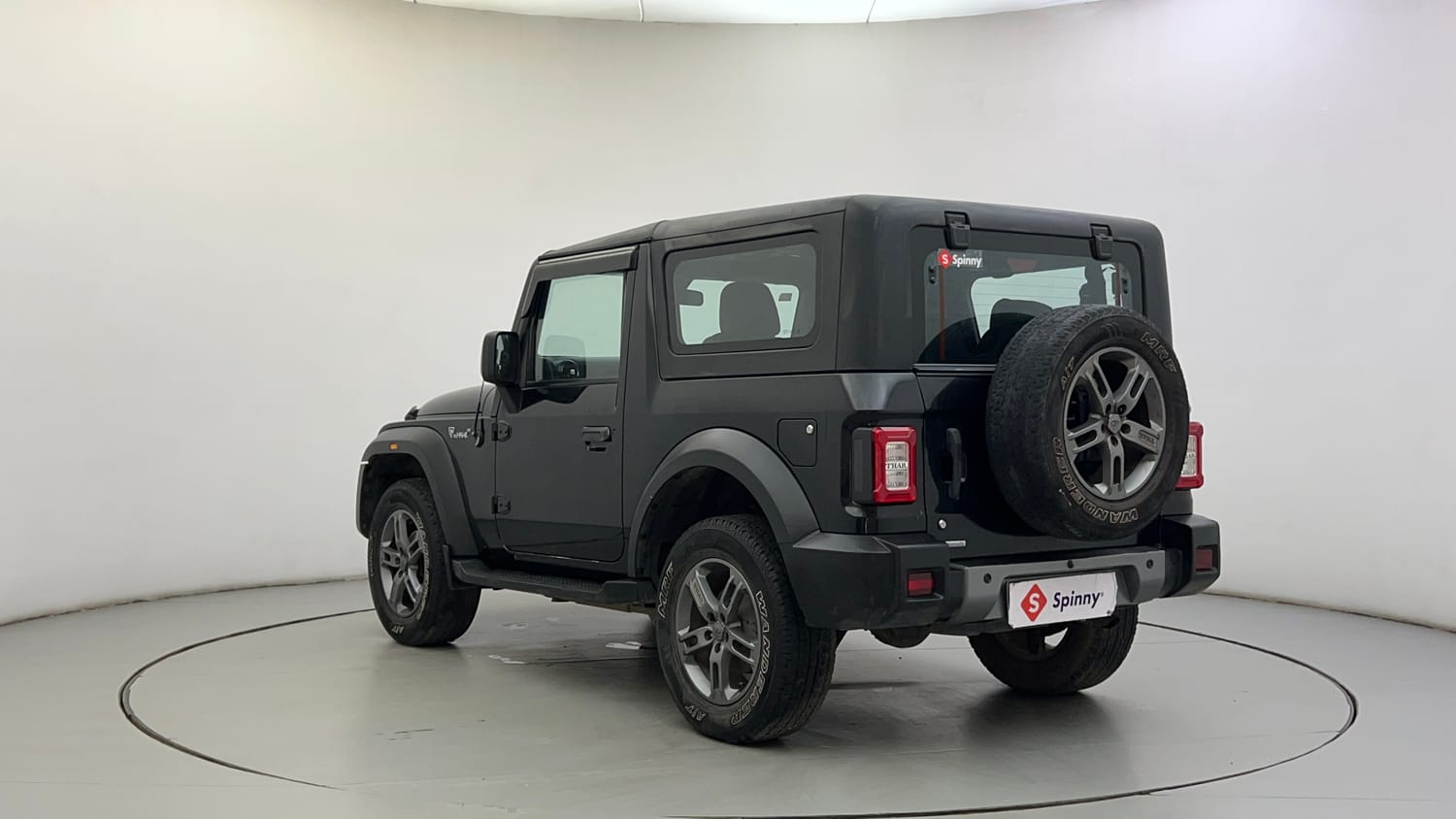 Used 2021 mahindra Thar LX Hard Top Diesel AT 4WD Diesel Automatic exterior LEFT REAR CORNER VIEW