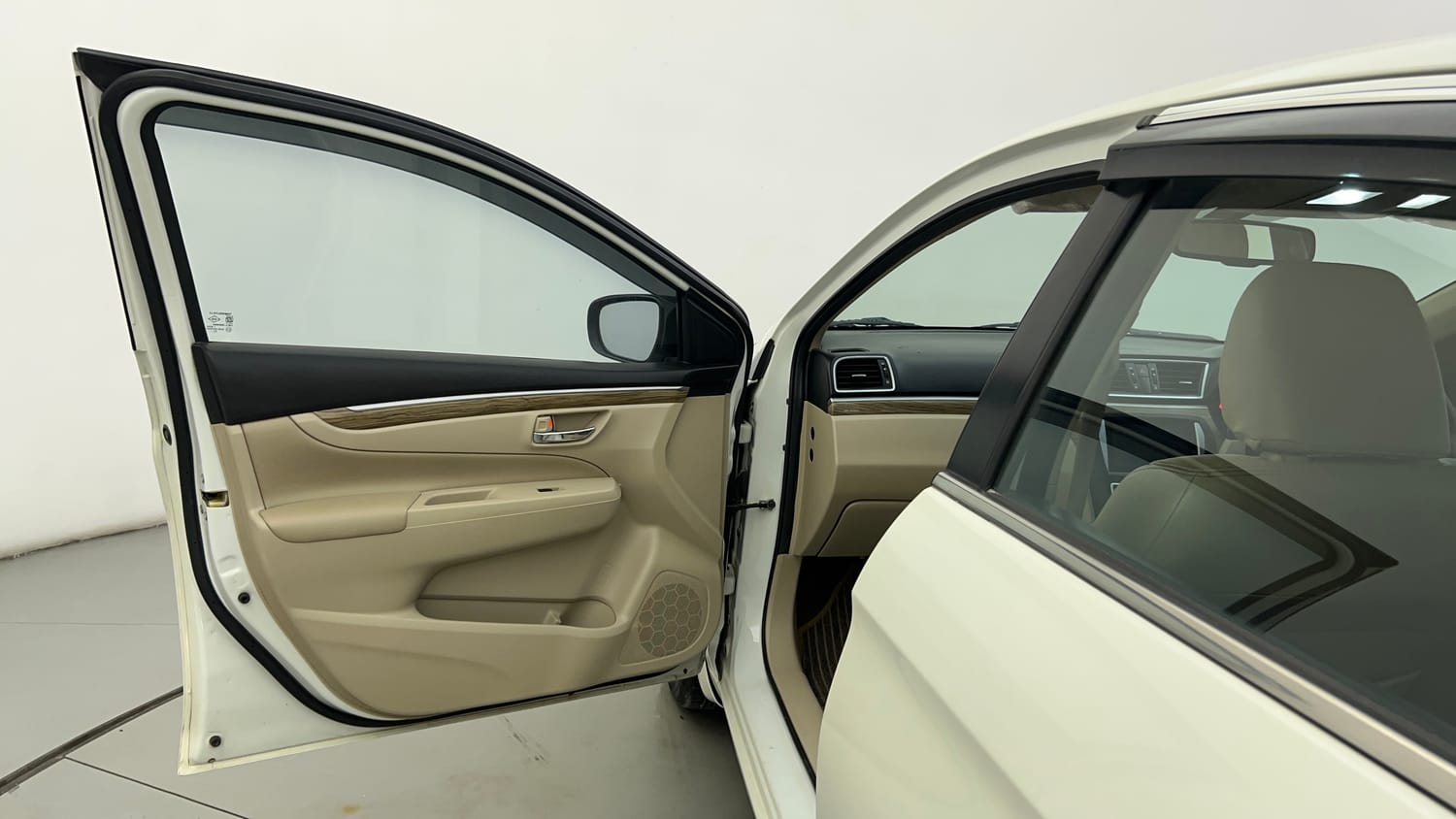 Used 2022 Maruti Suzuki Ciaz Alpha 1.5 AT Petrol Automatic interior LEFT FRONT DOOR OPEN VIEW